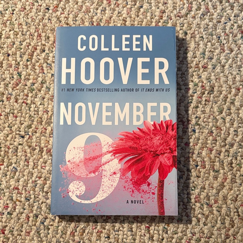 'November 9' Novel - Blue and Red Cover